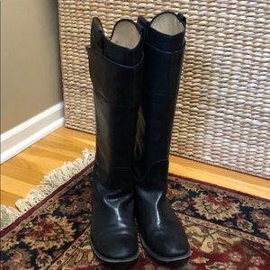 Frye Black Leather Boots